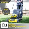 Cordless Electric Lawn Mower F4017 Yellow