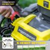Cordless Electric Lawn Mower F4017 Yellow